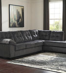 Signature Design by Ashley Accrington 2-Piece Sectional with Chaise-Granite