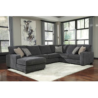 Benchcraft Tracling 3-Piece Sectional with Chaise-Slate