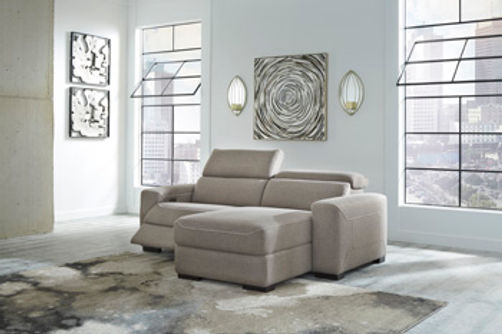 Signature Design by Ashley Mabton 2-Piece Power Reclining Sectional with Chaise