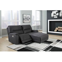 Signature Design by Ashley Henefer 2-Piece Power Reclining Sectional with Chaise