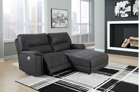 Signature Design by Ashley Henefer 2-Piece Power Reclining Sectional with Chaise