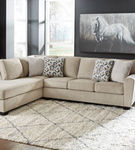 Signature Design by Ashley Decelle 2-Piece Sectional with Chaise-Putty