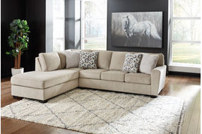 Signature Design by Ashley Decelle 2-Piece Sectional with Chaise-Putty