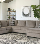 Signature Design by Ashley Ballinasloe 3-Piece Sectional with Chaise-Platinum