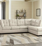 Benchcraft Falkirk 2-Piece Sectional with Chaise-Parchment