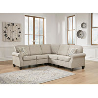 Signature Design by Ashley Alessio 4-Piece Sectional-Beige