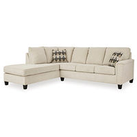 Signature Design by Ashley Abinger 2-Piece Sectional with Chaise-Natural