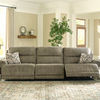 Signature Design by Ashley Lubec 3-Piece Reclining Section