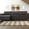 Signature Design by Ashley Nokomis 2-Piece Sectional with Chaise-Charcoal