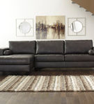 Signature Design by Ashley Nokomis 2-Piece Sectional with Chaise-Charcoal