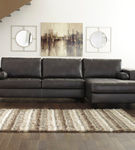 Signature Design by Ashley Nokomis 2-Piece Sectional with Chaise-Charcoal