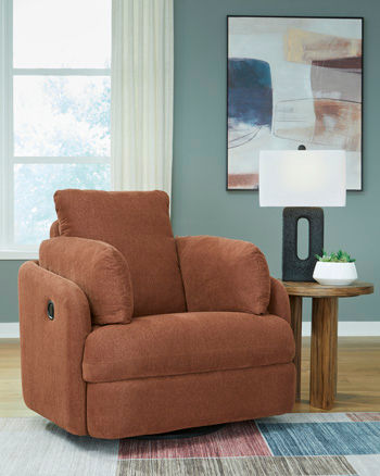 Signature Design by Ashley Modmax Swivel Glider Recliner-Spice