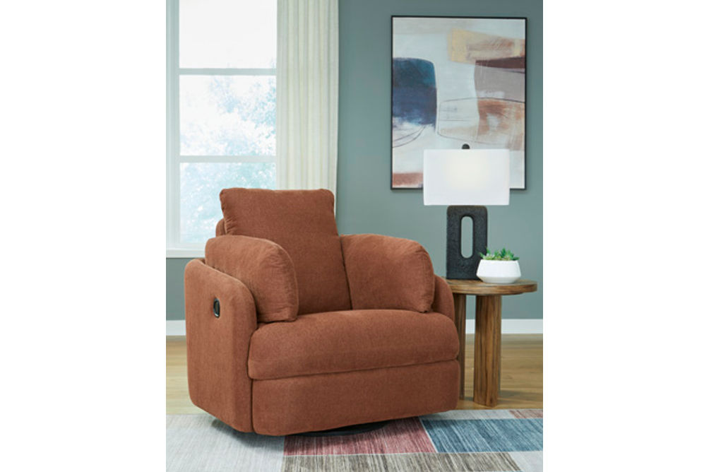 Signature Design by Ashley Modmax Swivel Glider Recliner-Spice