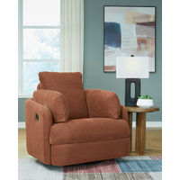 Signature Design by Ashley Modmax Swivel Glider Recliner-Spice