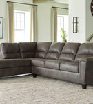 Signature Design by Ashley Navi 2-Piece Sleeper Sectional with Chaise-Smoke