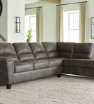 Signature Design by Ashley Navi 2-Piece Sectional with Chaise-Smoke