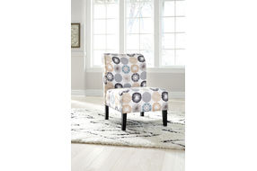 Signature Design by Ashley Triptis Accent Chair-Gray/Tan