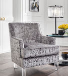 Signature Design by Ashley Gloriann Accent Chair-Pewter
