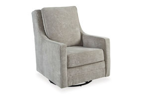 Signature Design by Ashley Kambria Swivel Glider Accent Chair-Pebble