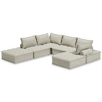 Signature Design by Ashley Bales 6-Piece Modular Seating-Taupe