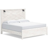 Signature Design by Ashley Gerridan King Panel Bed-White/Gray