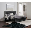 Signature Design by Ashley Kaydell King Upholstered Panel Bed-Black