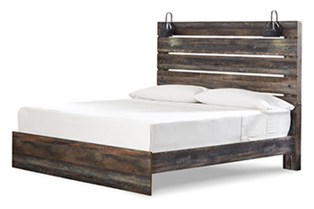 Signature Design by Ashley Drystan King Panel Bed-Multi