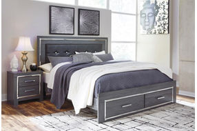 Signature Design by Ashley Lodanna King Panel Bed with 2 Storage Drawers