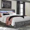 Signature Design by Ashley Baystorm King Panel Bed with 6 Storage Drawers