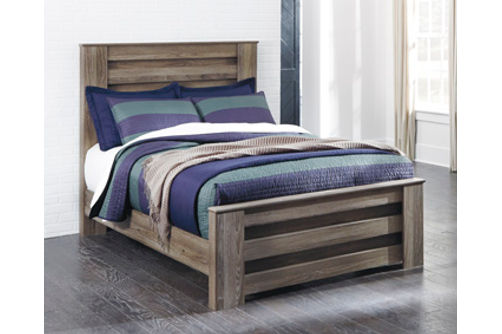 Signature Design by Ashley Zelen Full Panel Bed-Warm Gray