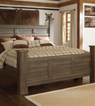 Signature Design by Ashley Juararo King Poster Bed-Dark Brown