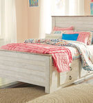 Signature Design by Ashley Willowton Full Panel Bed with 2 Storage Drawers