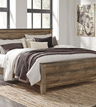 Signature Design by Ashley Trinell King Panel Bed-Brown