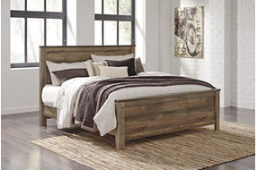 Signature Design by Ashley Trinell King Panel Bed-Brown