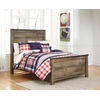 Signature Design by Ashley Trinell Full Panel Bed with Mattress-Brown