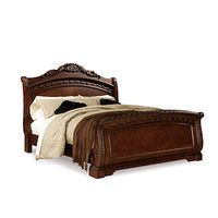 Millennium by Ashley North Shore California King Sleigh Bed-Dark Brown