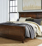 Millennium by Ashley Porter California King Panel Bed-Rustic Brown