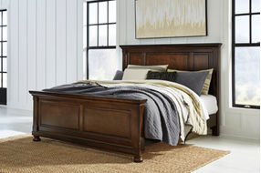 Millennium by Ashley Porter California King Panel Bed-Rustic Brown