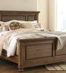 Signature Design by Ashley Flynnter King Panel Bed-Medium Brown