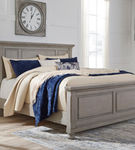 Signature Design by Ashley Lettner King Panel Bed-Light Gray