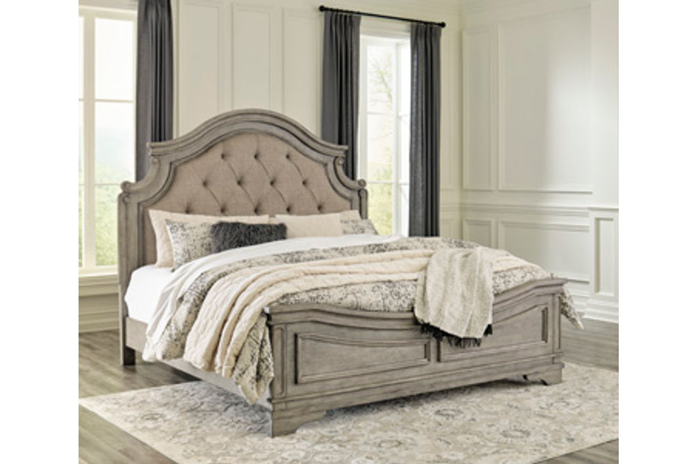 Signature Design by Ashley Lodenbay Queen Panel Bed-Antique Gray