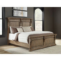 Signature Design by Ashley Markenburg California King Panel Bed-Brown