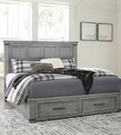 Signature Design by Ashley Russelyn California King Storage Bed-Gray