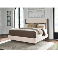 Signature Design by Ashley Anibecca Queen Upholstered Panel Bed