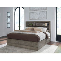 Signature Design by Ashley Anibecca Queen Bookcase Bed-Weathered Gray