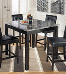 Signature Design by Ashley Maysville Counter Height Dining Table and Bar Stool