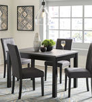 Signature Design by Ashley Garvine Dining Table and Chairs (Set of 5)-Two-tone