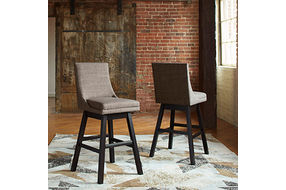 Signature Design by Ashley Tallenger Bar Height Bar Stool (Set of 2)