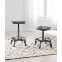 Signature Design by Ashley Torjin Counter Height Stool (Set of 2)-Gray