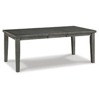 Signature Design by Ashley Hallanden Dining Extension Table-Gray